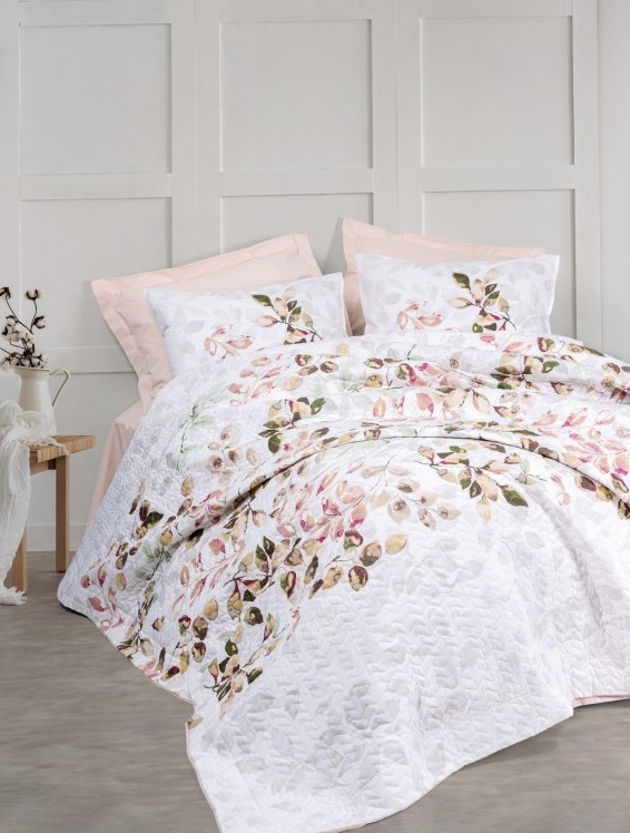 طقم كامل من القطن، مقاس واحد، بيج - 1