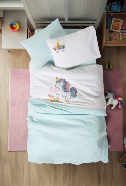 Cotton Box Punch Nakışlı Bebek Nevresim Takımı Dolly - Cotton Box