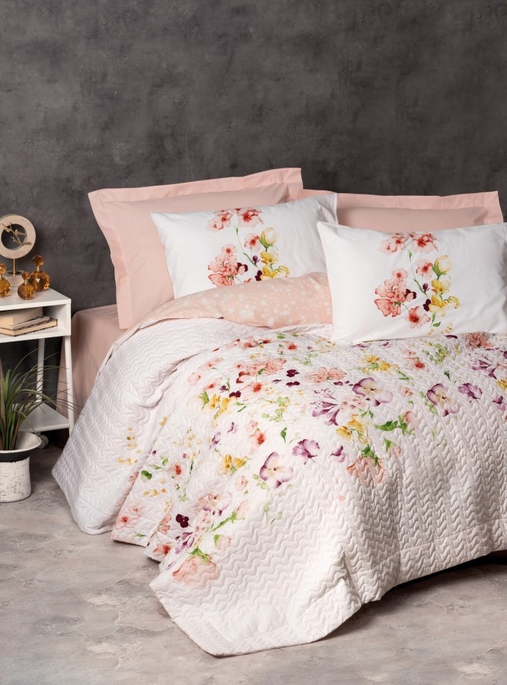 مجموعة كاملة من صندوق قطني، مقاس فردي، إيما سالمون - 1