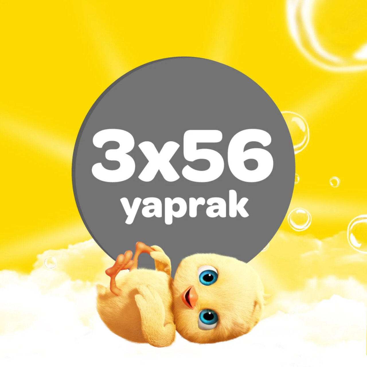 Dalin Islak Pamuk Havlu Mendil 3x56 - 2