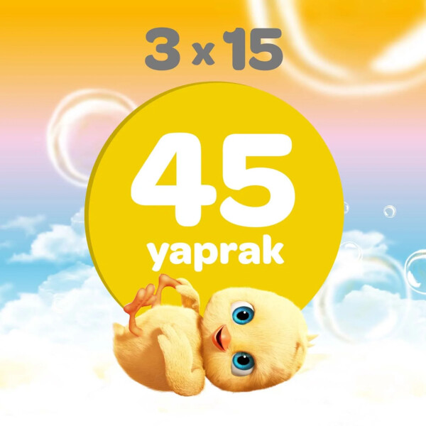 Dalin Klasik Islak Cep Mendil 3x15 Adet - 4