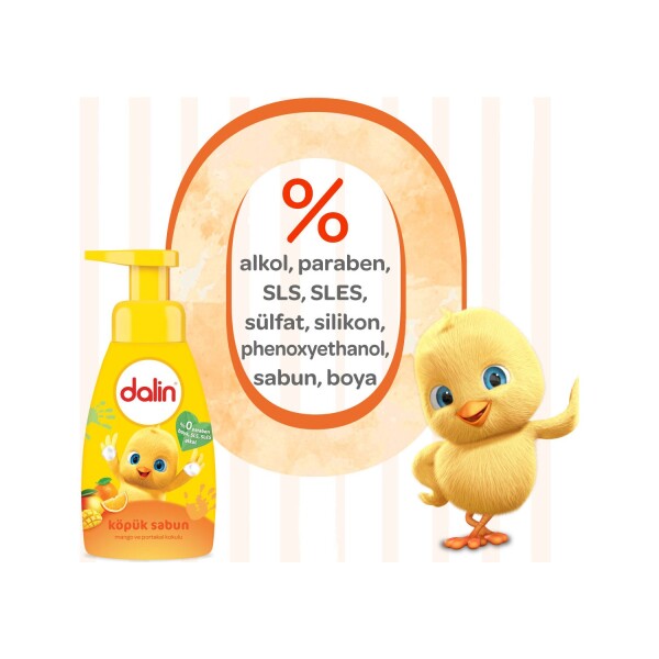 Dalin Köpük Sabun Mango ve Portakal Kokulu 200 ml - 4