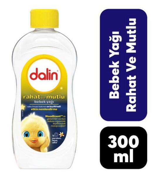 Dalin Rahat ve Mutlu Bebek Yağı 300 ml - Dalin