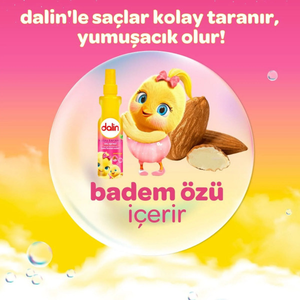 Dalin Kolay Tarama Spreyi Badem Yağlı 200 ml - 2