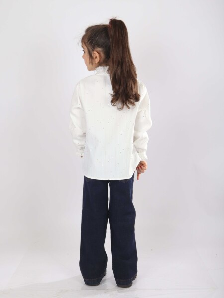 Kız Çocuk 4'lu Alt Üst Takım 6-10 Yaş 8806 Bej - 13