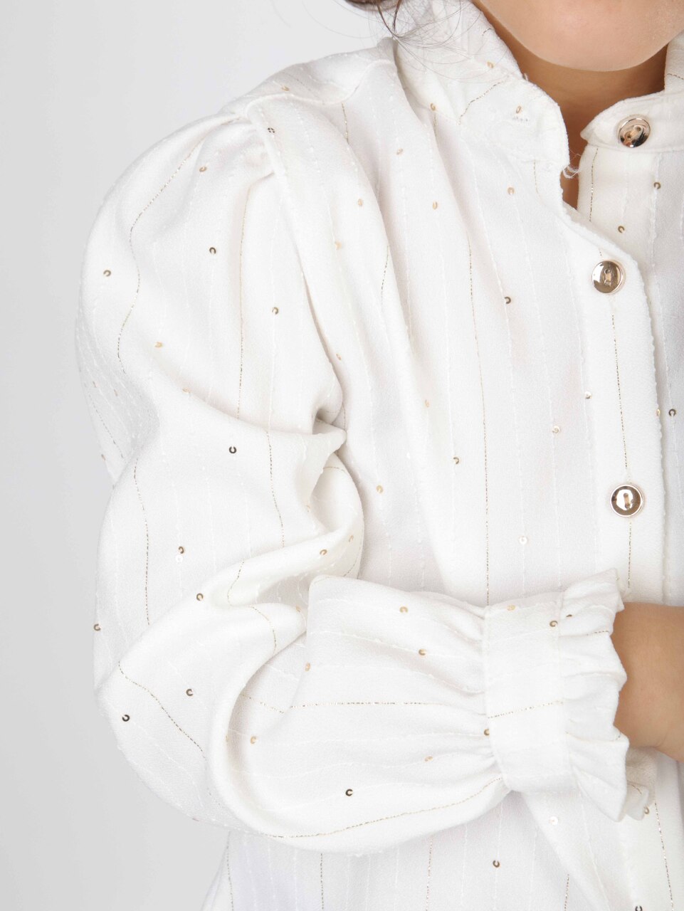 Kız Çocuk 4'lu Alt Üst Takım 6-10 Yaş 8806 Bej - 7