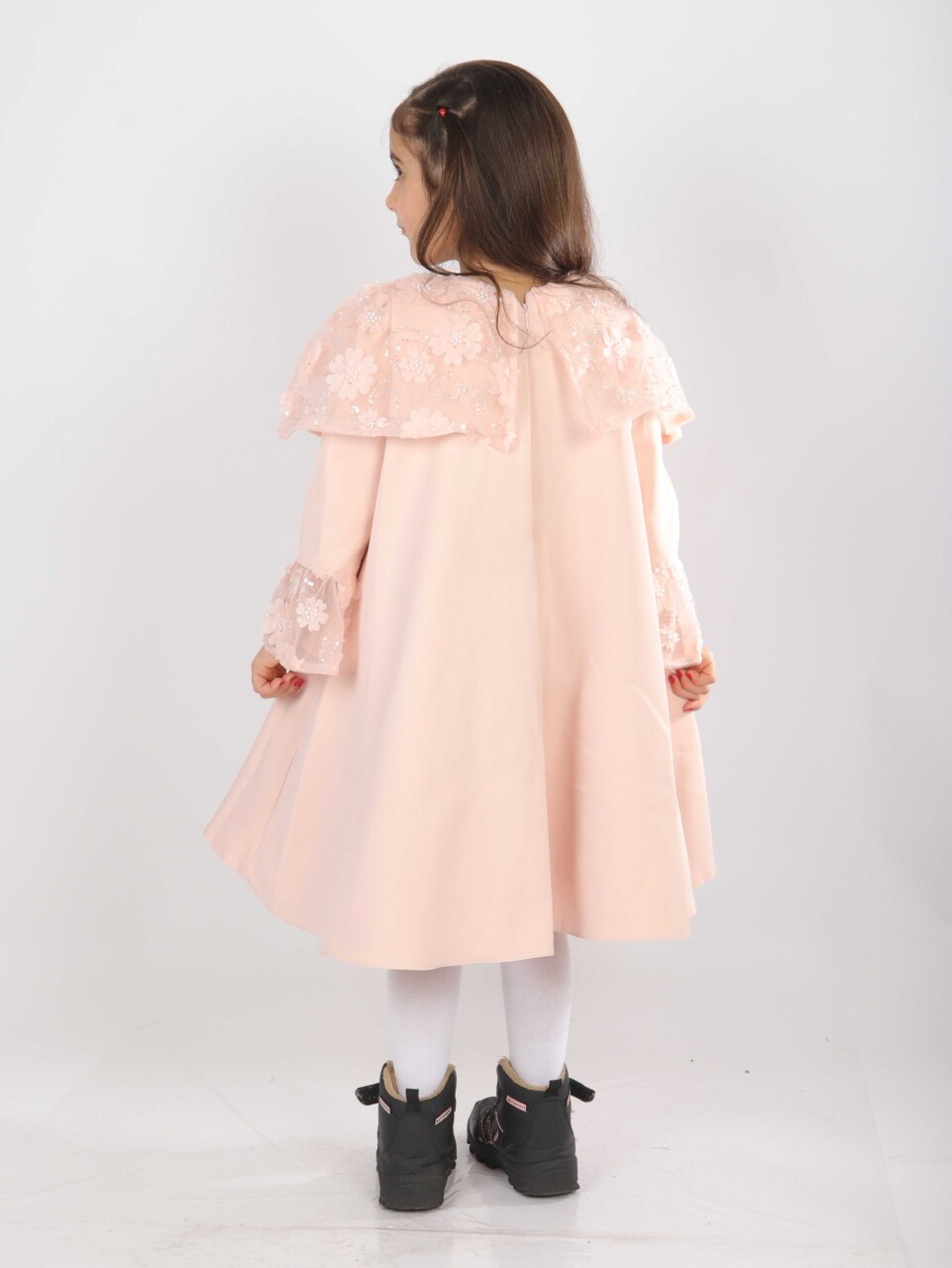 Kız Çocuk Elbise 6-10 Yaş 1620 Pembe - 2