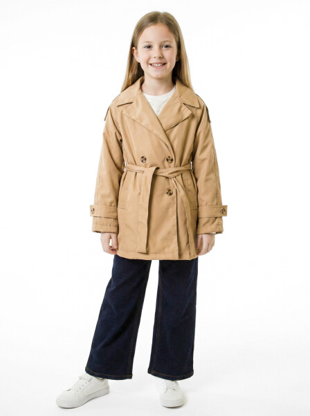 Kız Çocuk 4'lu Alt Üst Takım 8-12 Yaş 8817 Bej - Damasqino