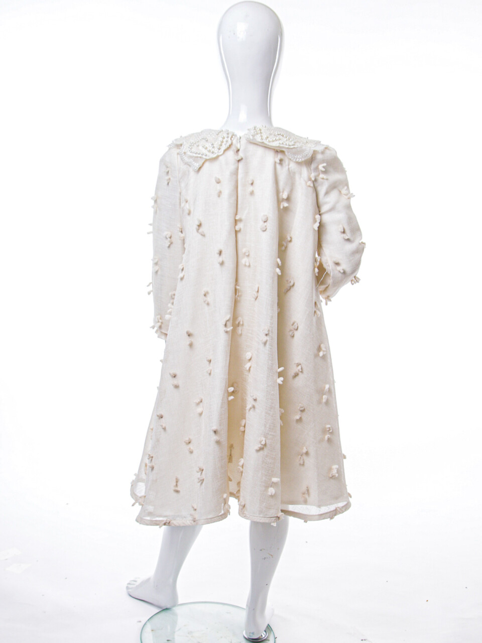 Kız Çocuk Elbise 8-12 Yaş 1690 Ekru - 5