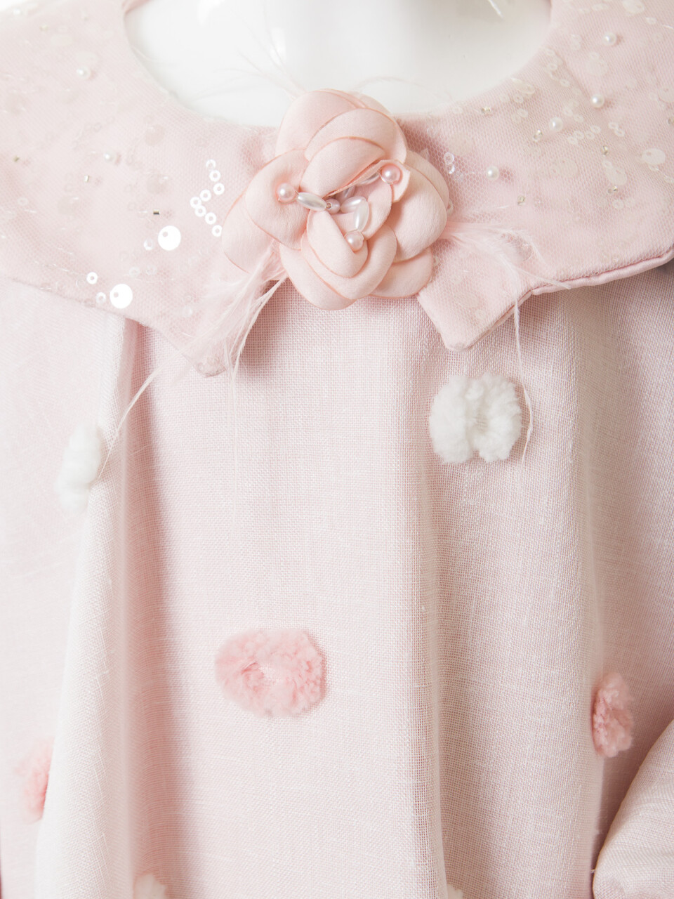 Kız Çocuk Elbise 1-5 Yaş 1688 Pembe - 4