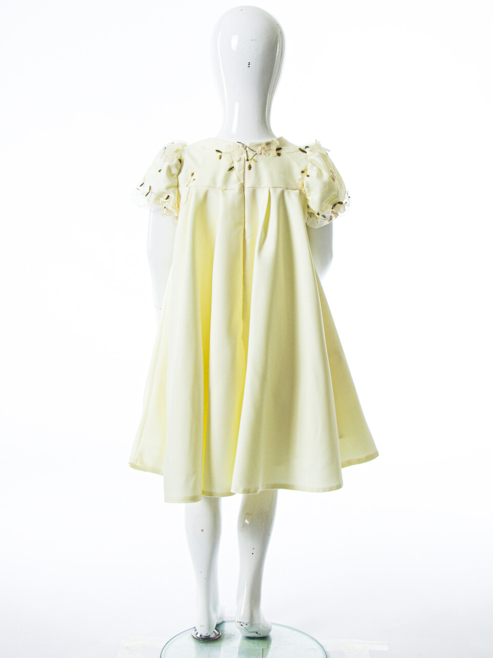 Kız Çocuk Yazlık Elbise 2-6 Yaş 1801 Sarı - 4