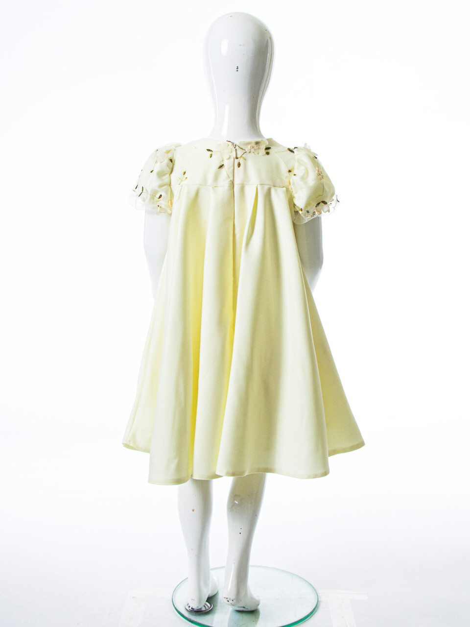 Kız Çocuk Yazlık Elbise 2-6 Yaş 1801 Sarı - 6