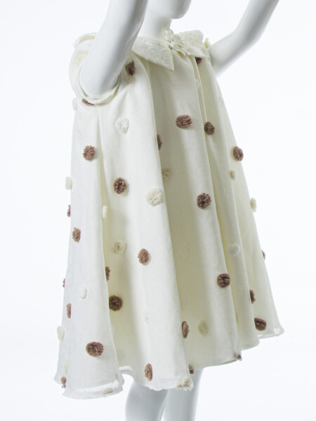 Kız Çocuk Yazlık Elbise 1-5 Yaş 1807 Beyaz - 4