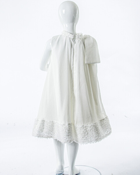 Kız Çocuk Yazlık Elbise 4-8 Yaş 1803 Beyaz - 5