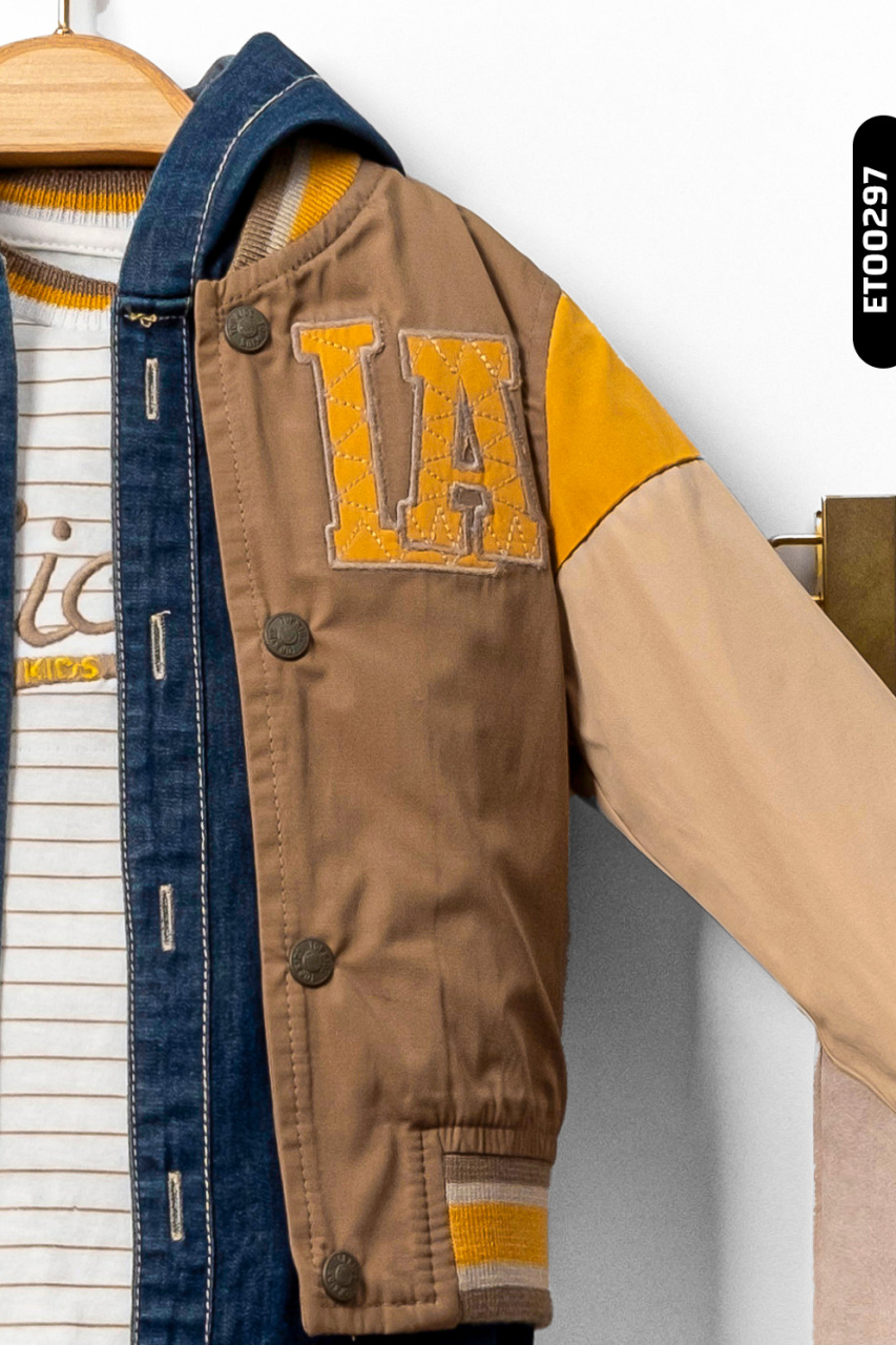 Erkek Çocuk Alt Üst Takım 3-8 Yaş 1217 Kahverengi - 7