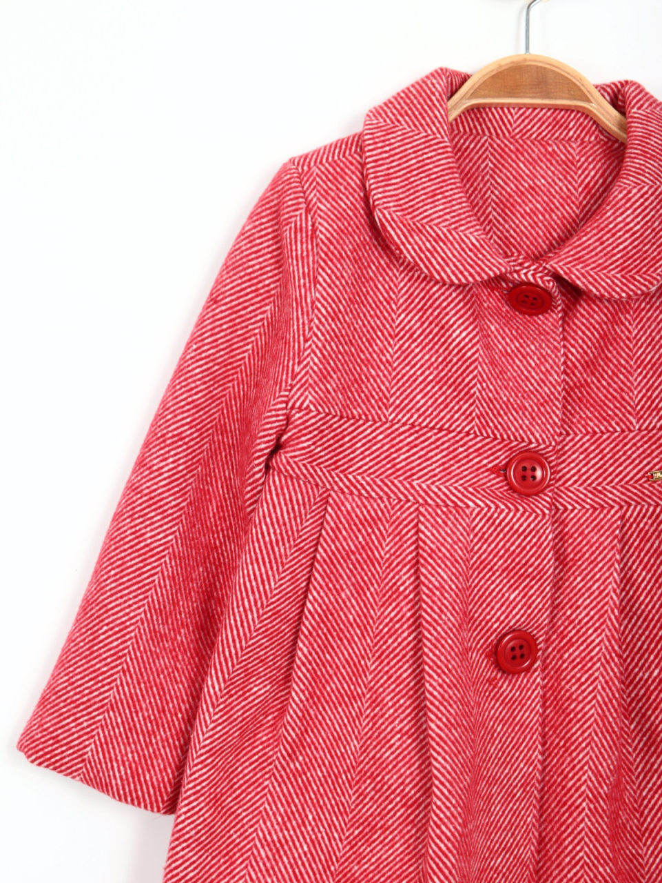 Kız Çocuk Kaban 1-5 Yaş 6506 Kırmızı - 2