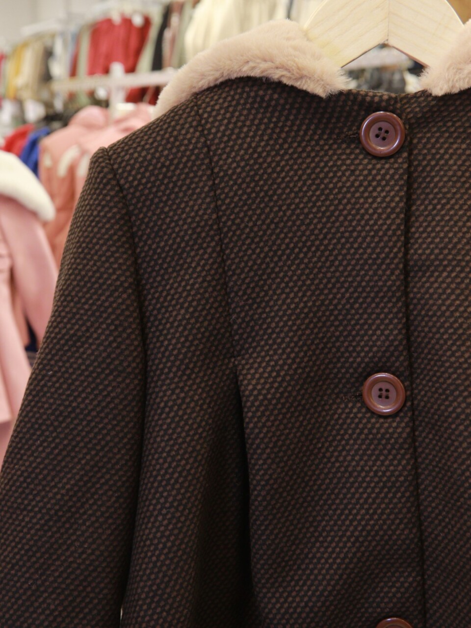 معطف بناتي من عمر 8 إلى 12 سنة 1054 - 6