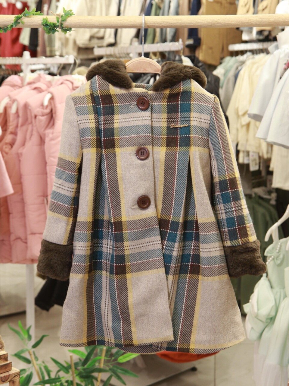 معطف بناتي من عمر 4 إلى 8 سنوات 1058 - 4