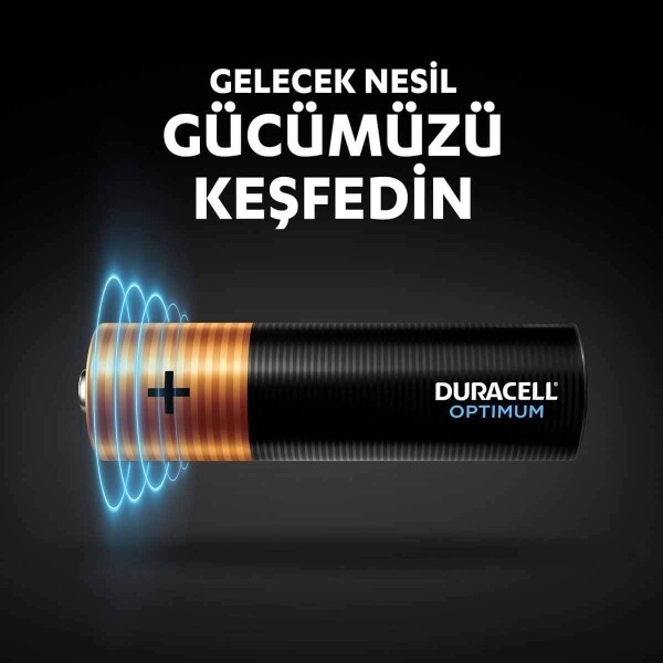 Duracell 4'Lü Optimum AA Kalem Pil - 2