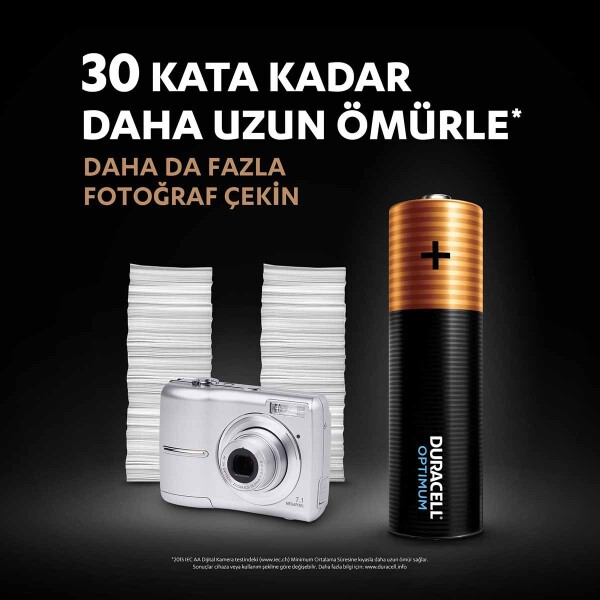 Duracell 4'Lü Optimum AA Kalem Pil - 4