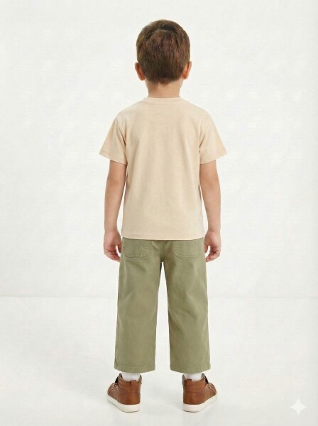 Erkek Çocuk 2'li Alt Üst Takım (Ceket + Pantolon) 1-4 Yaş 26122 Haki - ESCABEL