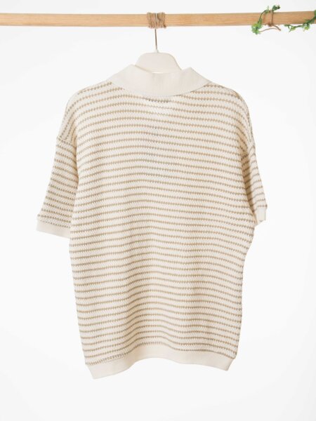 Erkek Çocuk Tişort 4-13 Yaş 1904 Vizon - Krem - 3