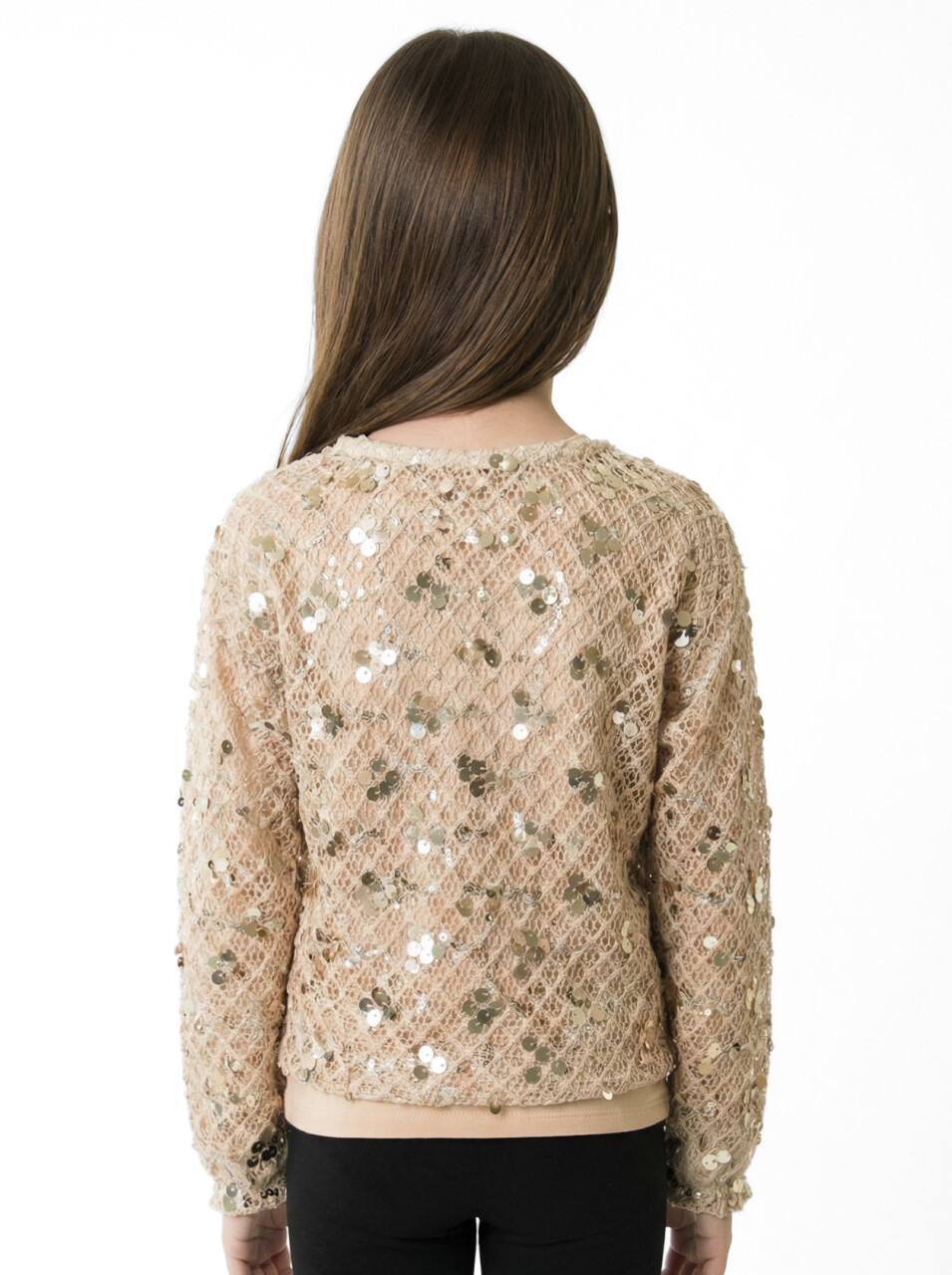 Kız Çocuk Bluz 5-14 Yaş 36173 Bej - 2