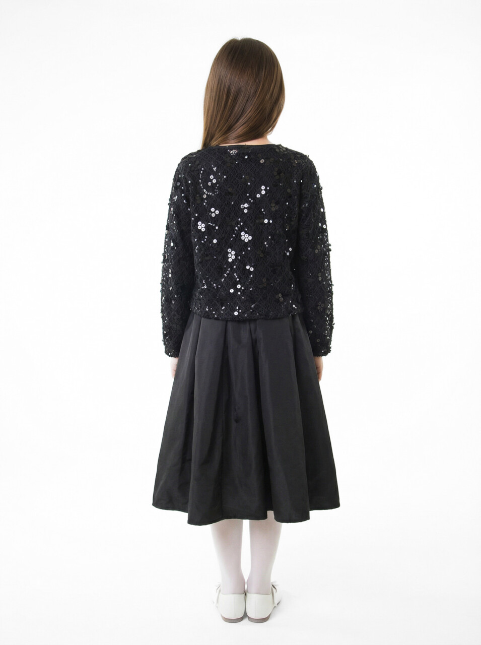 Kız Çocuk Alt Üst Takım 10-14 Yaş 36182 Siyah - 2