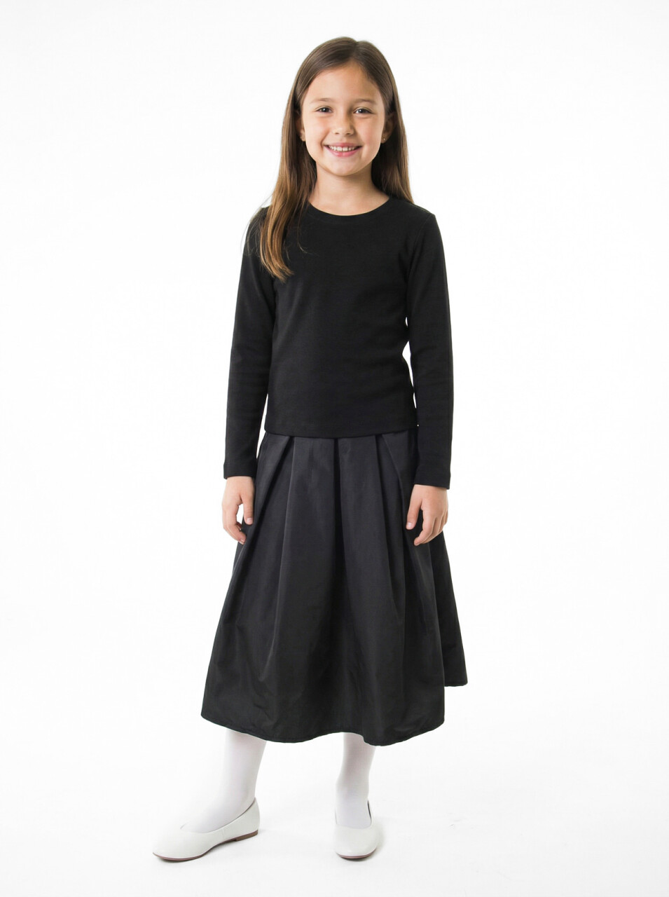 Kız Çocuk Alt Üst Takım 10-14 Yaş 36182 Siyah - 3