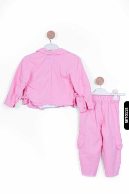 Kız Çocuk Tişört 1-5 Yaş 35791 Pembe - 5