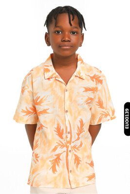 ERKEK GÖMLEK 5-14 YAŞ 24111 Turuncu - ESCABEL