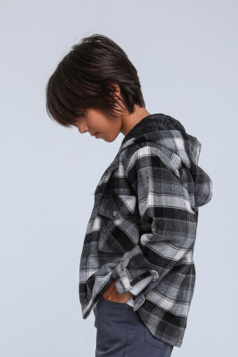 Erkek Çocuk Gömlek 4-8 Yaş 24150 Siyah - 2