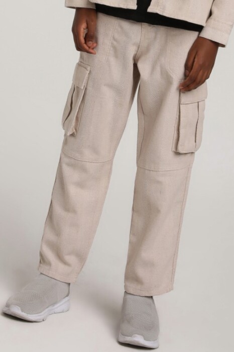 Erkek Çocuk Pantolon 4-8 Yaş 2524 Natural - 3