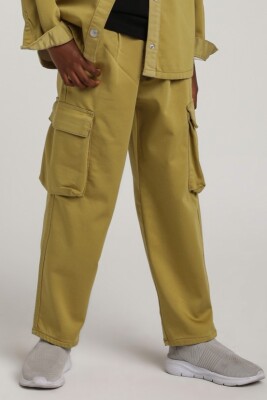 Erkek Çocuk Pantolon 9-13 Yaş 2573 Fıstık Yeşil - ESCABEL