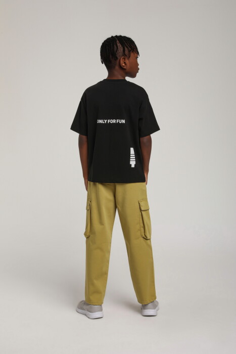 Erkek Çocuk Pantolon 4-8 Yaş 2573 Fıstık Yeşil - 4