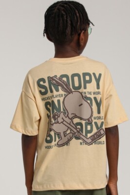 Erkek Çocuk Tişört 4-8 Yaş 1803 Camel - 3