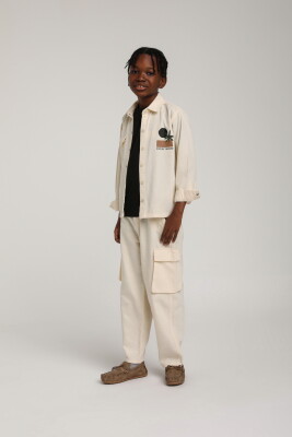 قميص للأولاد من عمر 4 إلى 8 سنوات 2555 - 2