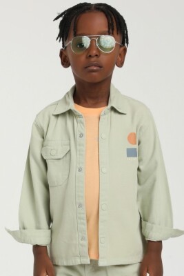 Erkek Çocuk Gömlek 1-4 Yaş 2557 Yeşil - ESCABEL