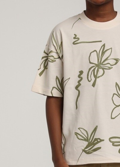 Erkek Çocuk Tişort 4-8 Yaş 1805 Taş Rengi - 2