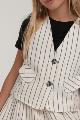 Kız Çocuk Tişört 10-14 Yaş 36006 Beyaz - 2