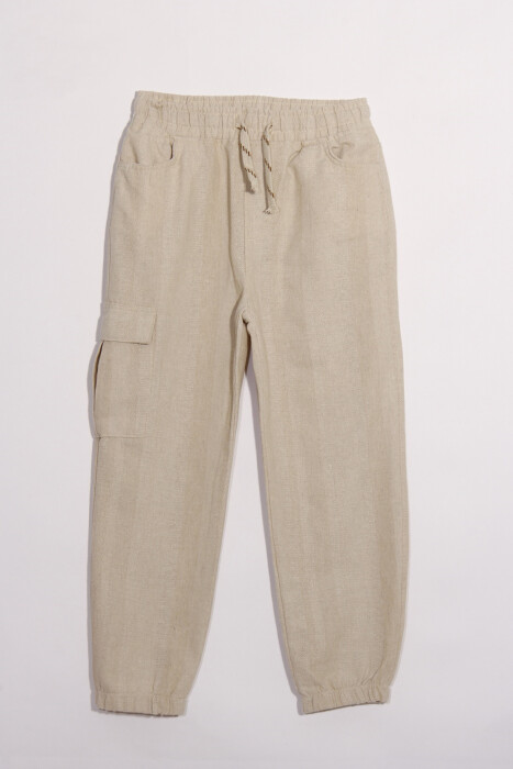 Erkek Çocuk Pantolon 4-8 Yaş 2529 Natural - 1