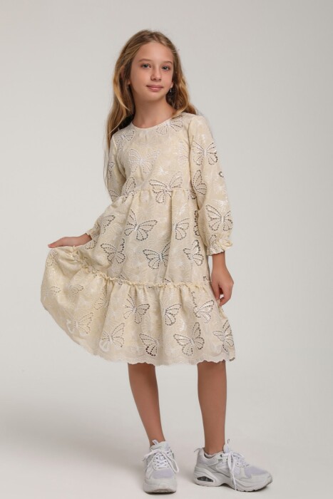 فستان بناتي من عمر 10 الى 14 سنة 35944 - 1