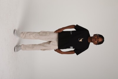 Erkek Çocuk Tişört 4-8 Yaş 1811 Siyah - 3