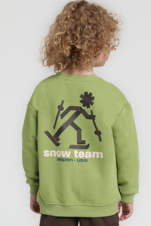 Erkek Çocuk Sweatşirt 1-4 Yaş 1840 Fistik - 2