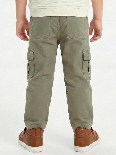 Erkek Çocuk Pantolon 1-4 Yaş 25254 Yeşil - 2