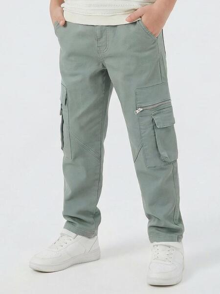 Erkek Çocuk Pantolon 4-13 Yaş 25290 Haki - ESCABEL