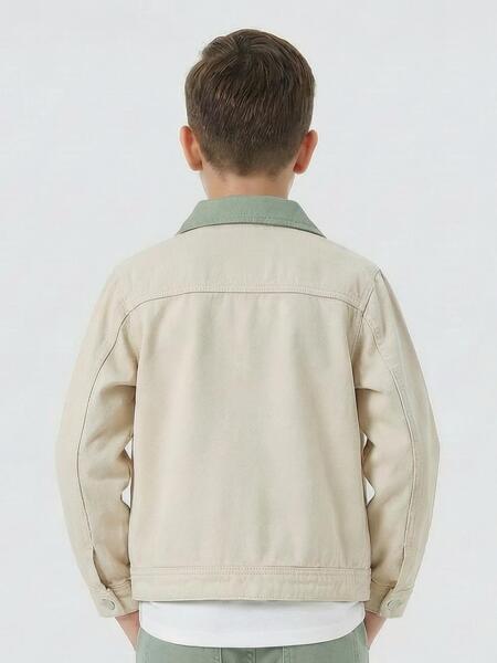 Erkek Çocuk Ceket 4-13 Yaş 2615 Bej - 2
