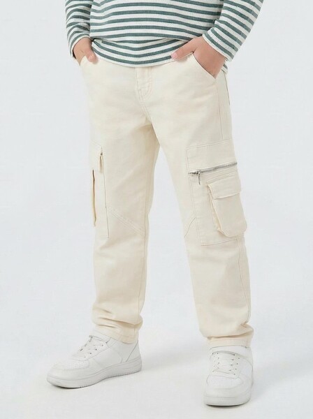 Erkek Çocuk Pantolon 4-13 Yaş 25290 Krem - ESCABEL