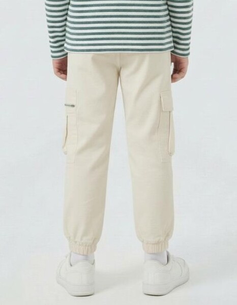 Erkek Çocuk Pantolon 4-13 Yaş 25290 Krem - 2