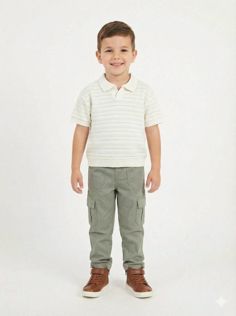 Erkek Çocuk Sweatshirt 1-4 Yaş 1900 Yeşil - 3